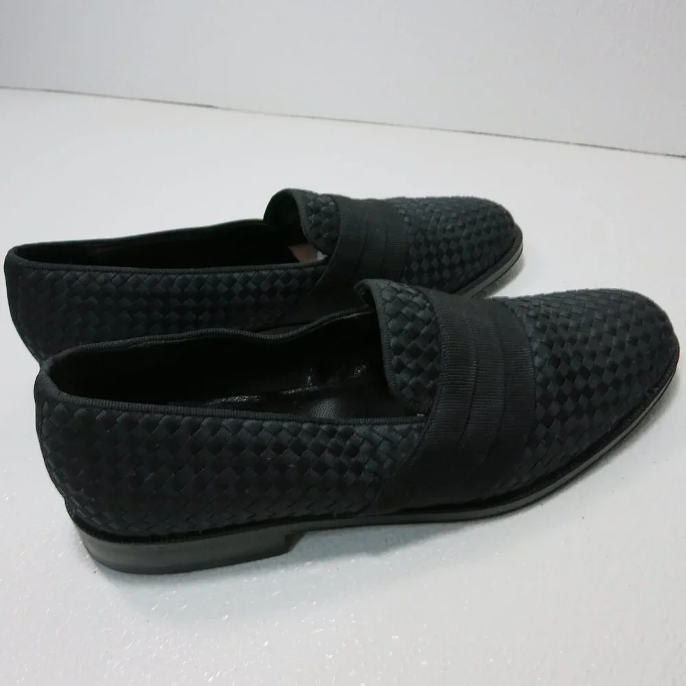 Saks Fifth Avenue Cloth Dress Formal Fashion Loafers Men's Footwear Shoes 7